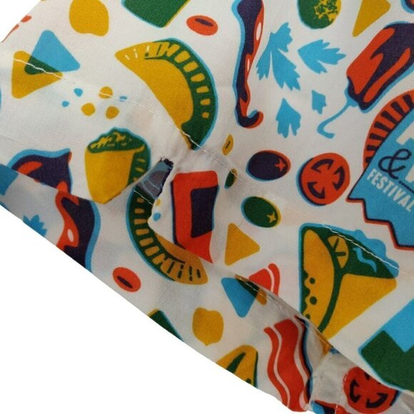 Disney Reyn Spooner Camp Shirt Large Epcot Food & Wine Festival Vacation NWT - Picture 4 of 9